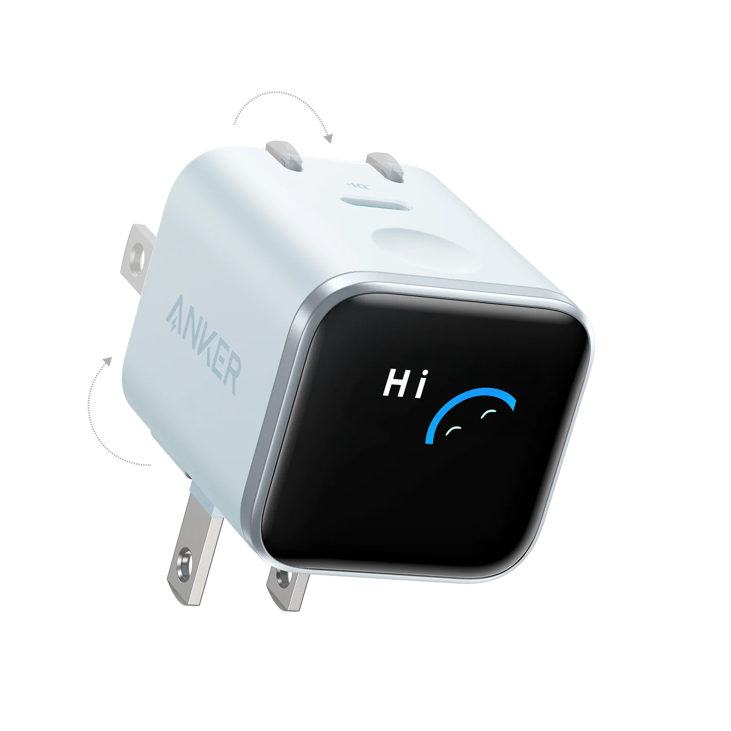 Anker 45W Display Adapter A121D Misty Blue